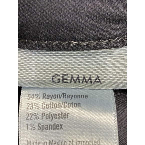 Paige Gemma High Waist Cigarette Leg Stretch Jeans Black Size 27 - Picture 11 of 11